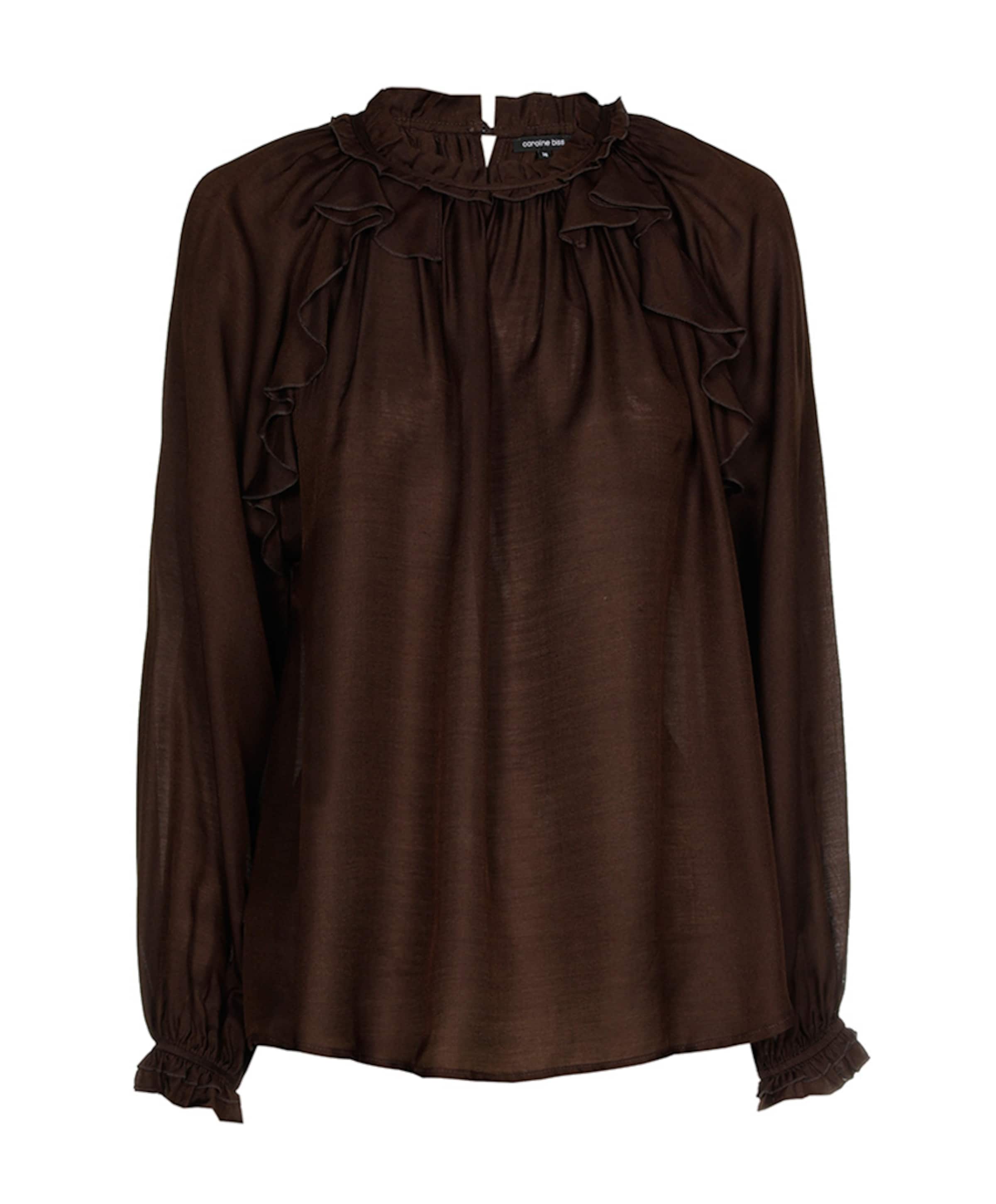 Dames blouse bruin