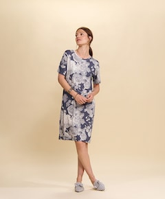 Dames nachthemd blauw