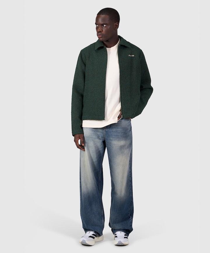 Heren overshirt groen
