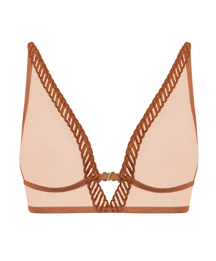 Bralette bruin