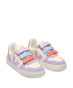 SMALL V-10 LEATH uniseks sneakers  wit