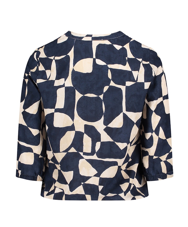 Dames blouse blauw