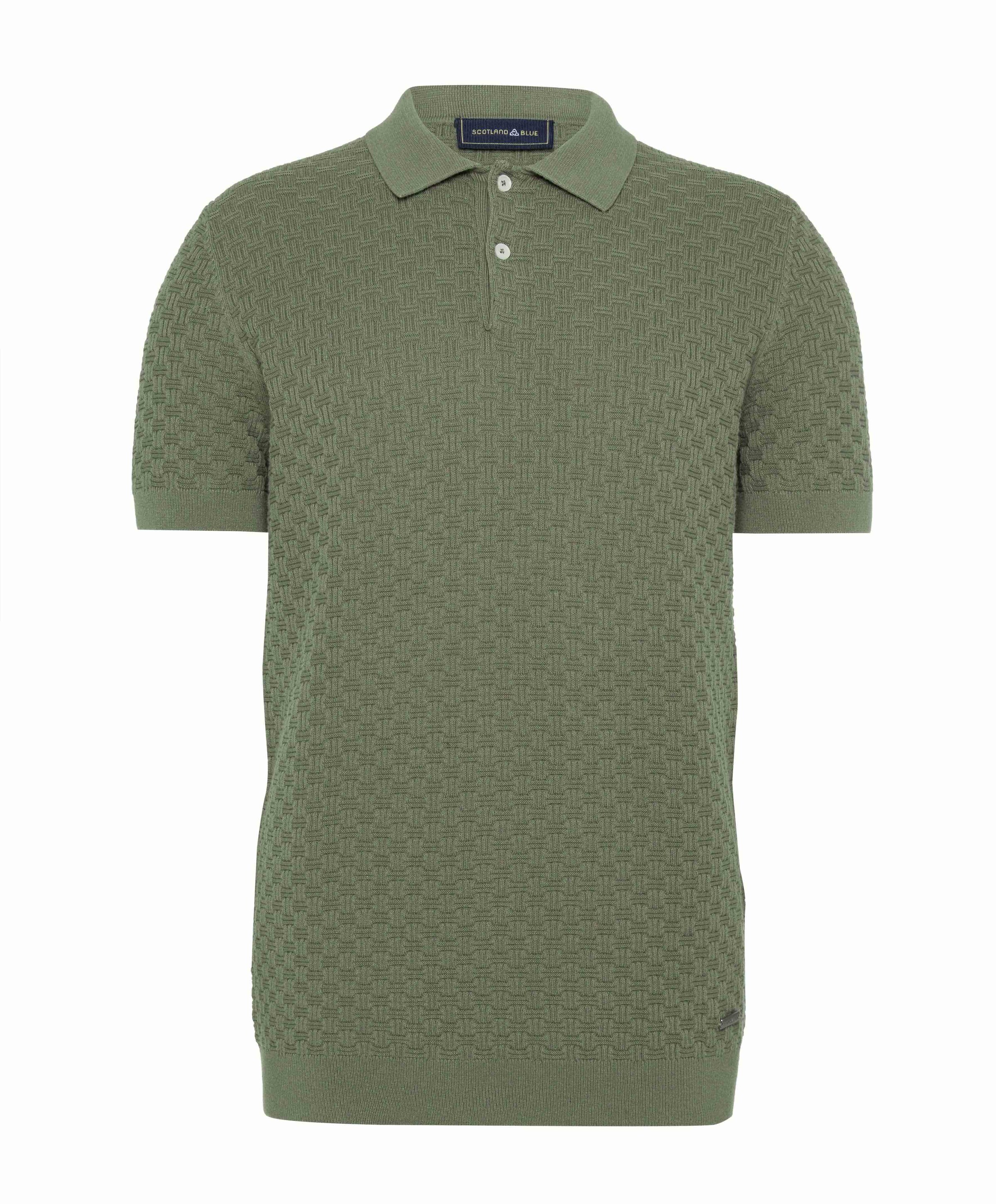Heren polo groen