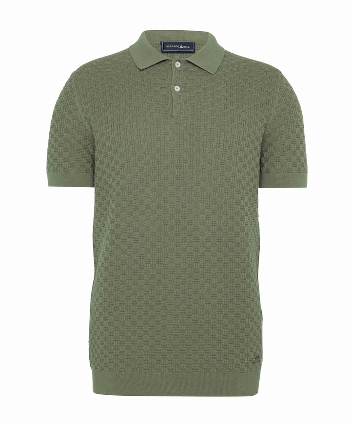Heren polo groen