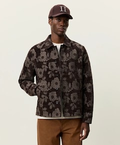Heren overshirt bruin