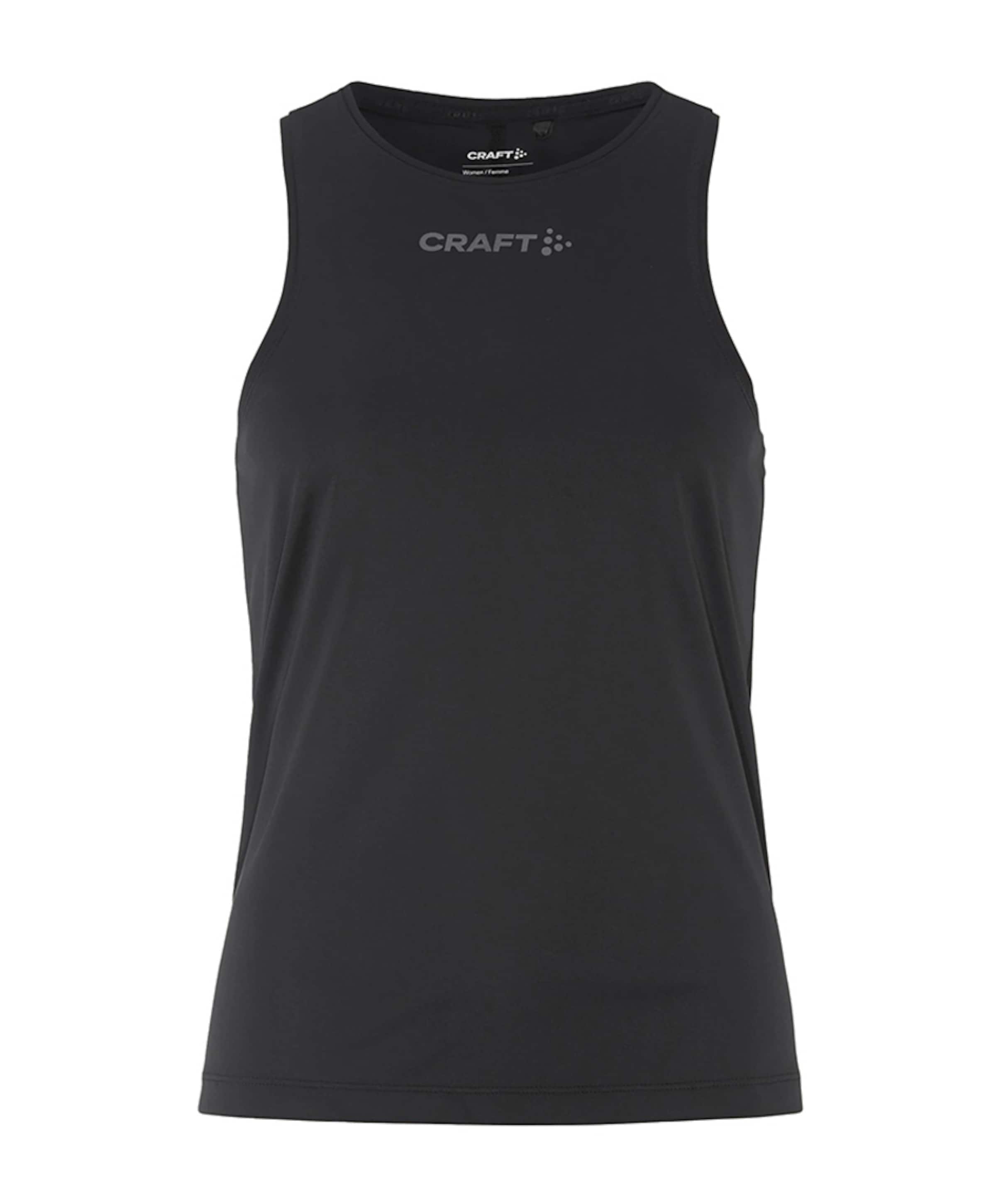 Dames singlet zwart