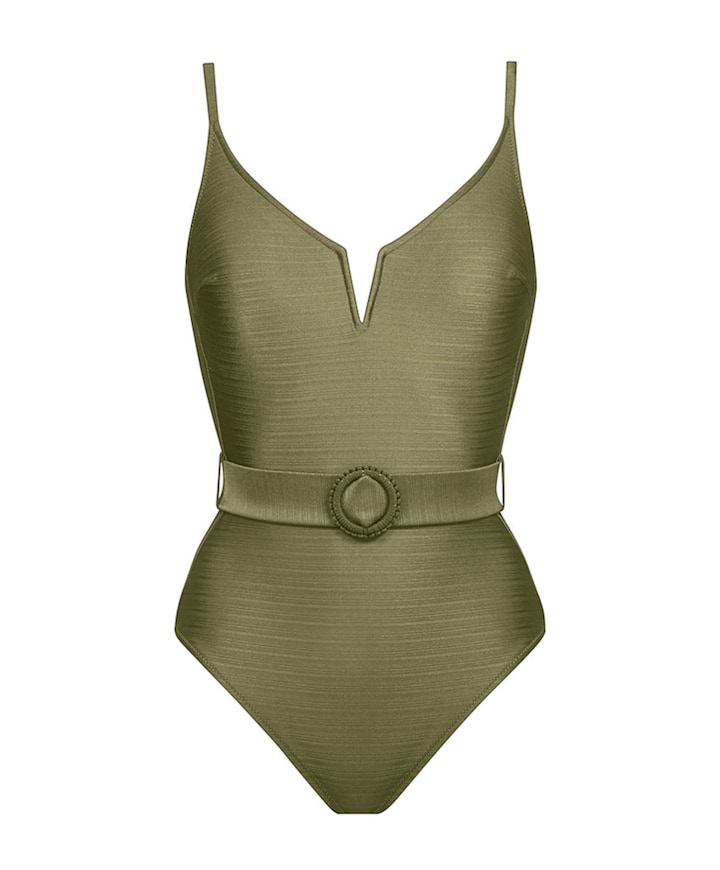 Dames badpak groen