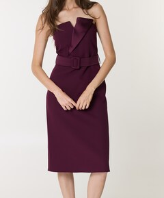 Dames jurk bordeaux