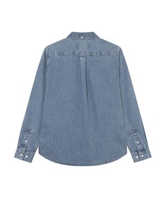 Overhemd lange mouw blauw