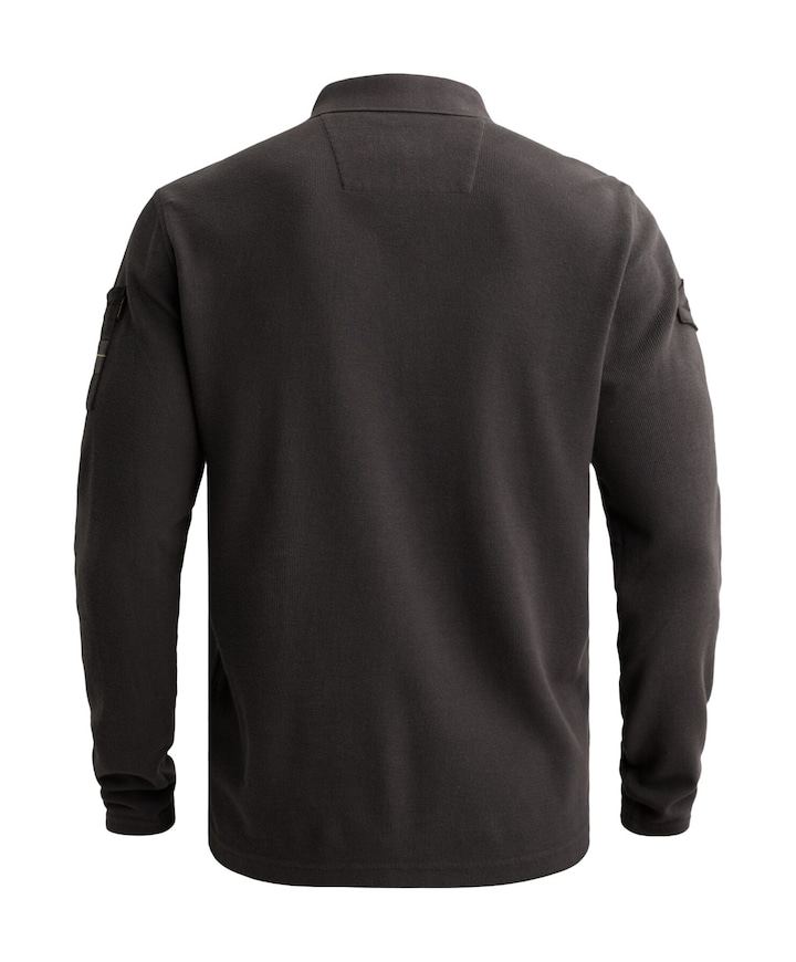 Heren polo grijs