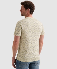 Heren T-shirt ecru