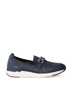 Women Slip-on dames instappers blauw