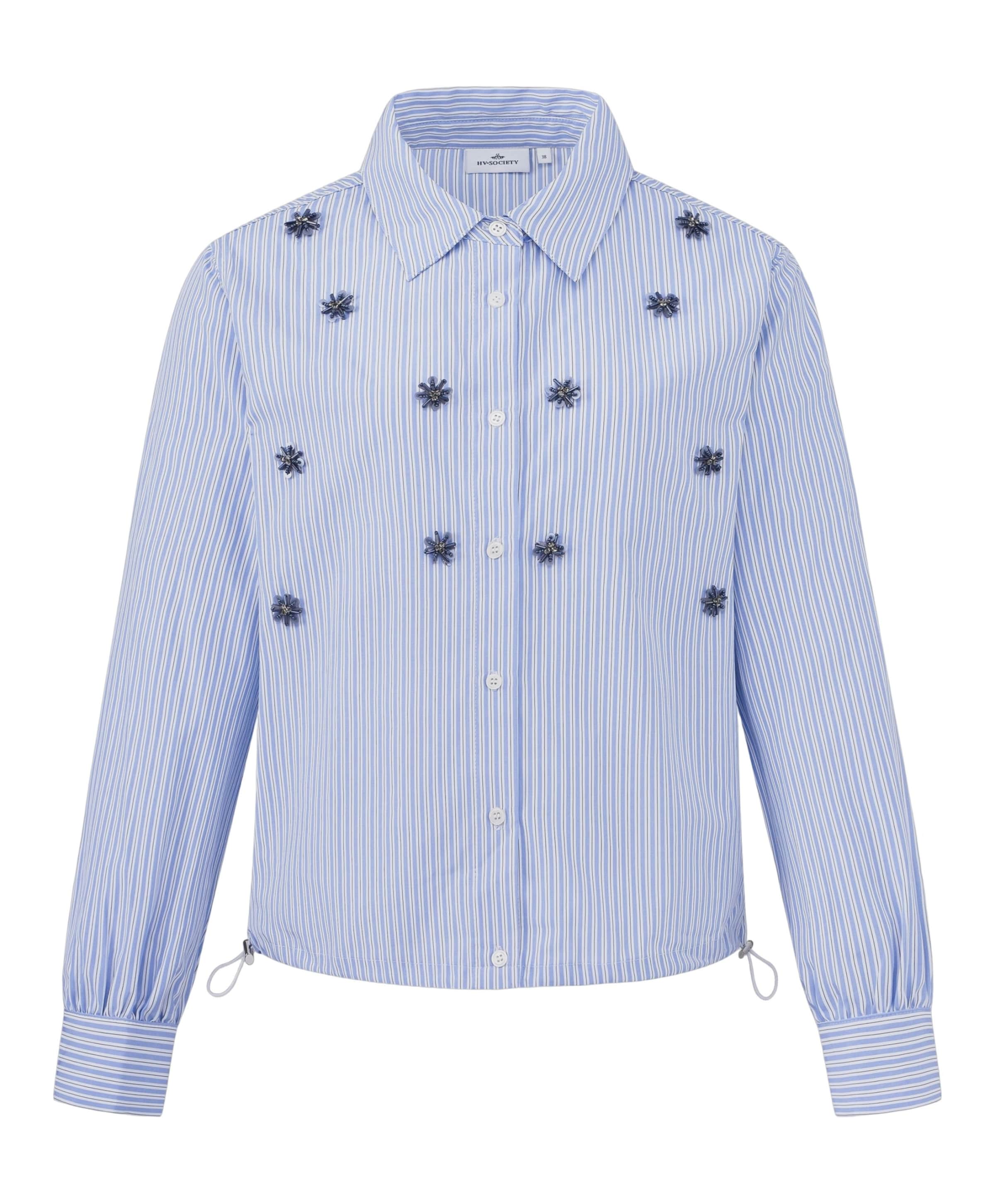 Dames blouse blauw