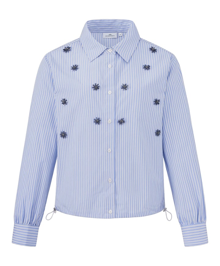 Dames blouse blauw