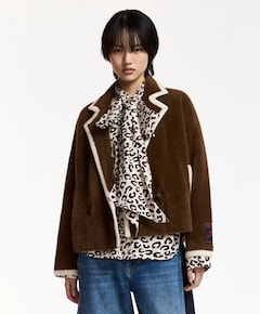 Dames vest bruin