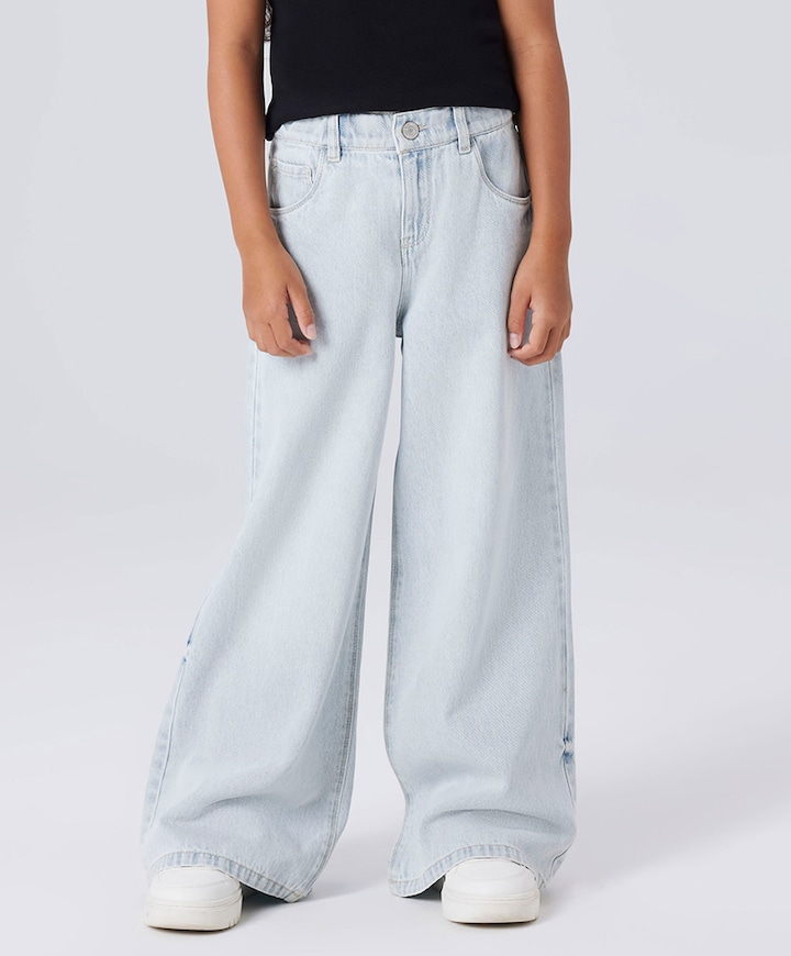 NKFBELLA SKATER XWIDE JEANS 3111-ZA meisjes jeans blauw