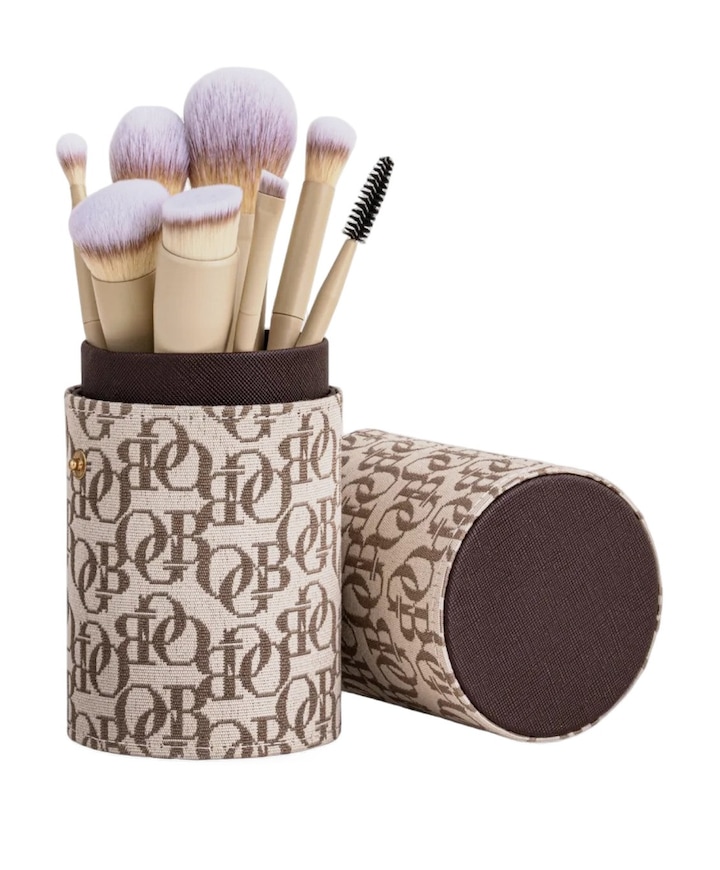 Make-up kwasten set bruin