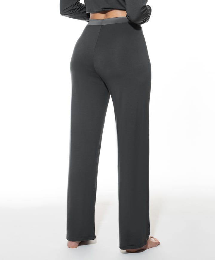 Dames pyjamabroek grijs