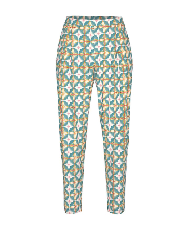 Dames pyjamabroek blauw
