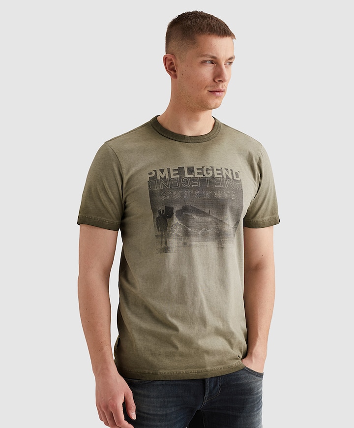 Heren t-shirt groen