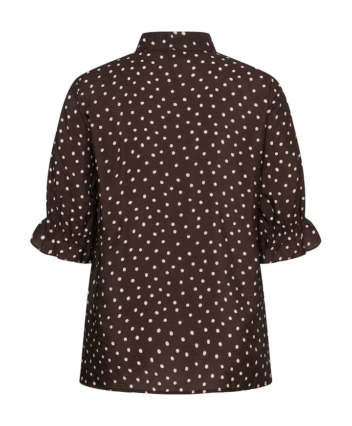 Dames blouse bruin