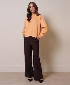 Dames sweater oranje