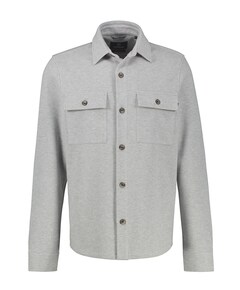 Heren overshirt grijs