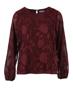 Dames blouse bordeaux