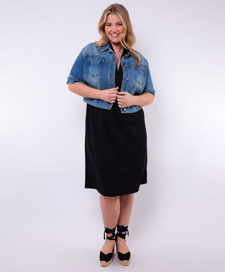 Dames spijkerjas  blauw