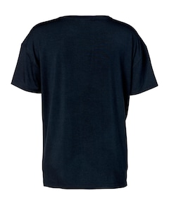 Dames pyjamatop blauw