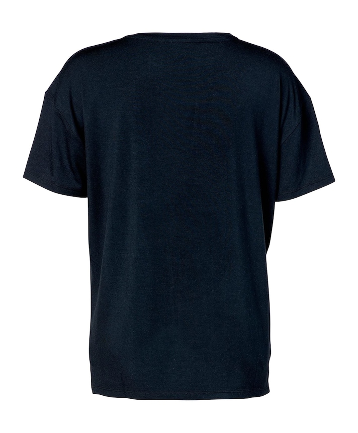 Dames pyjamatop blauw