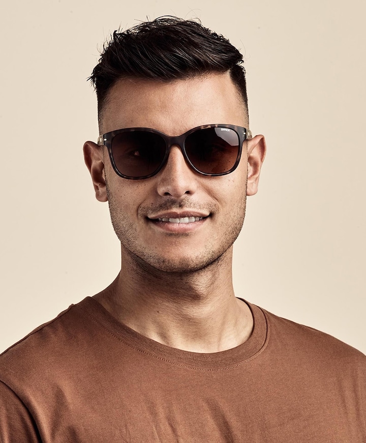 Zonnebril uniseks groen