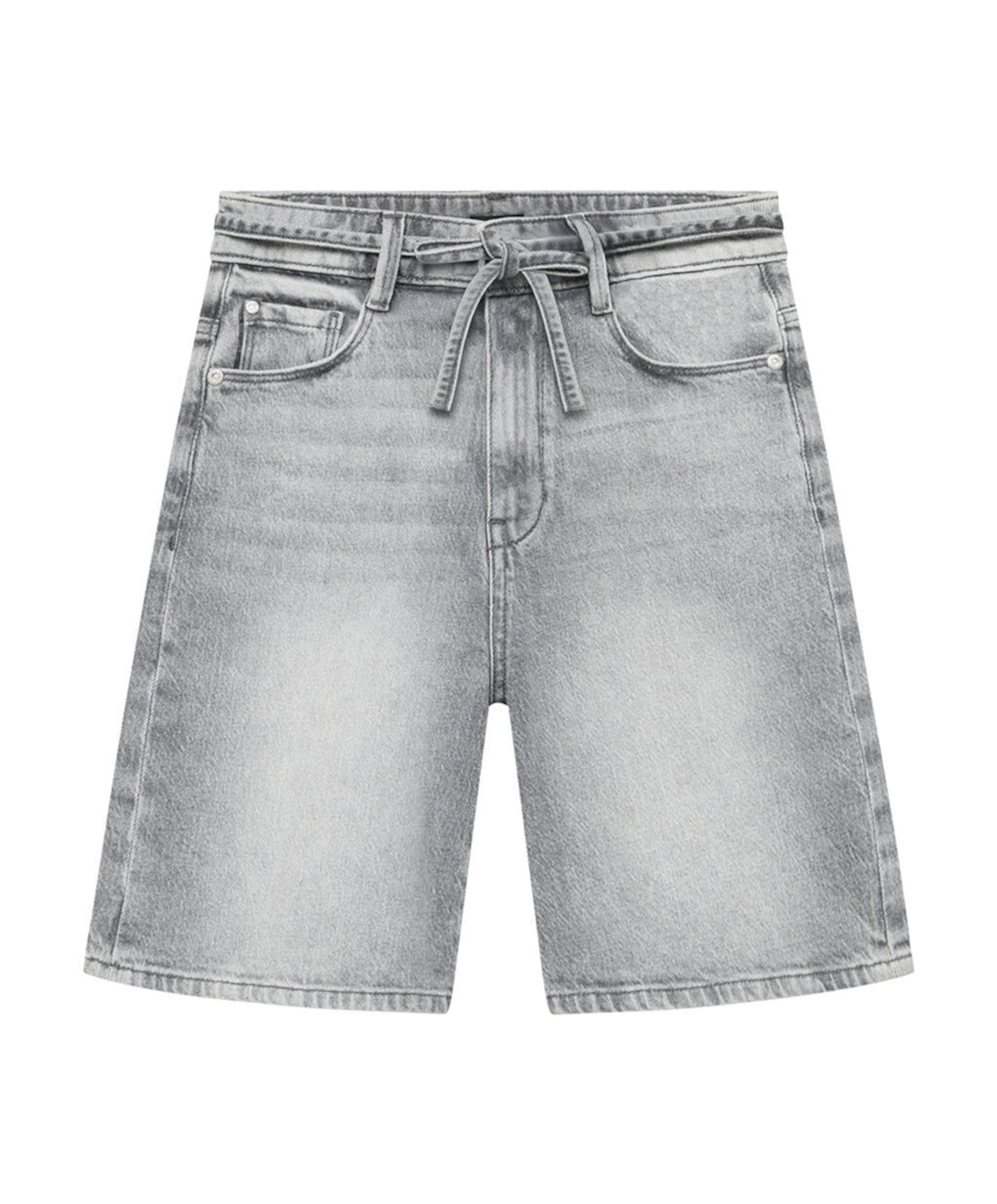 Jorts Demim meisjes korte broek grijs