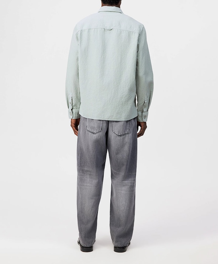 Heren overshirt groen