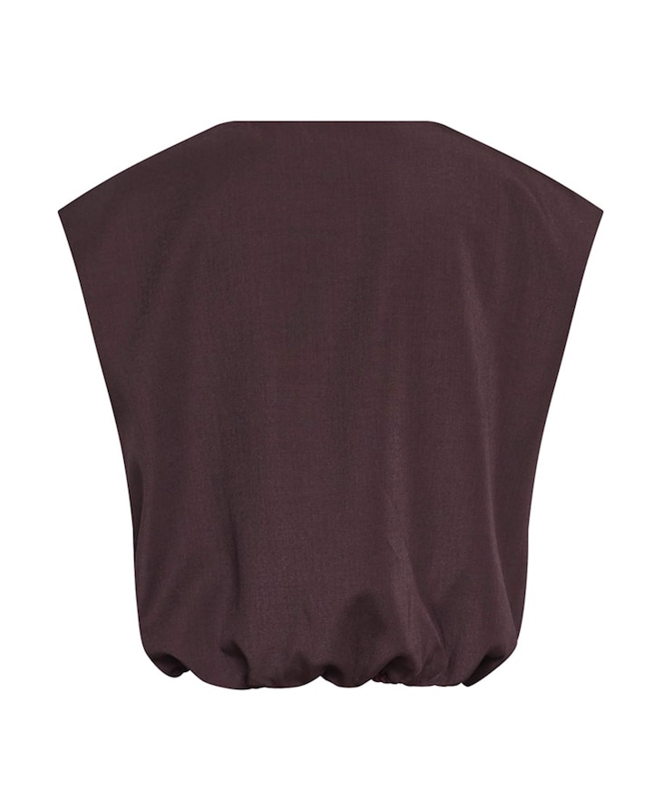 Dames gilet bordeaux