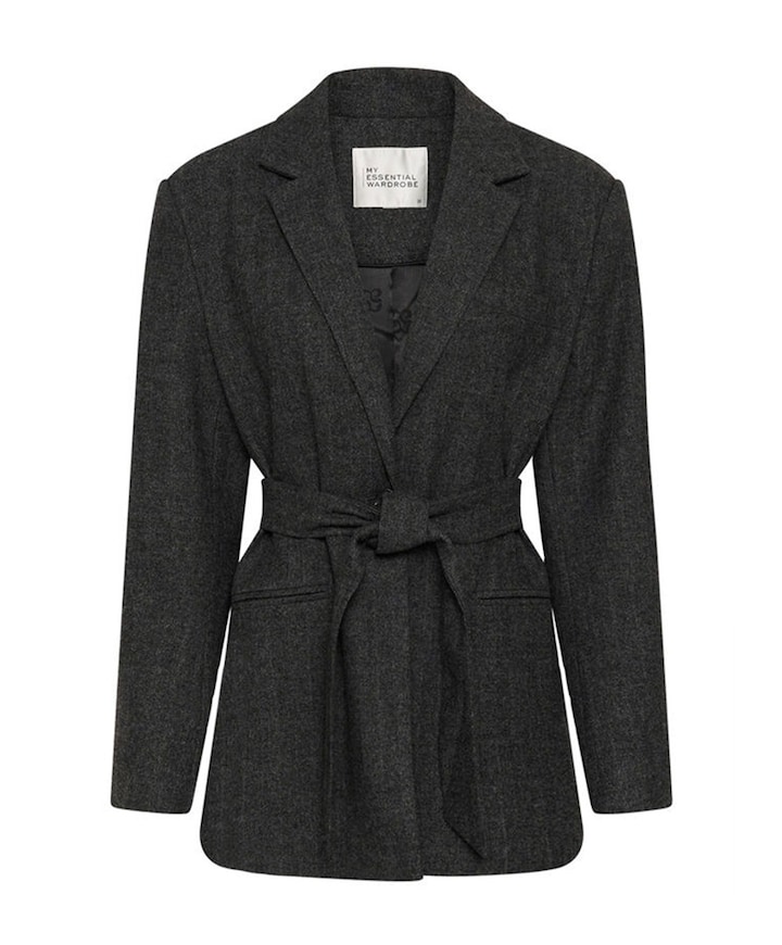 Dames blazer grijs