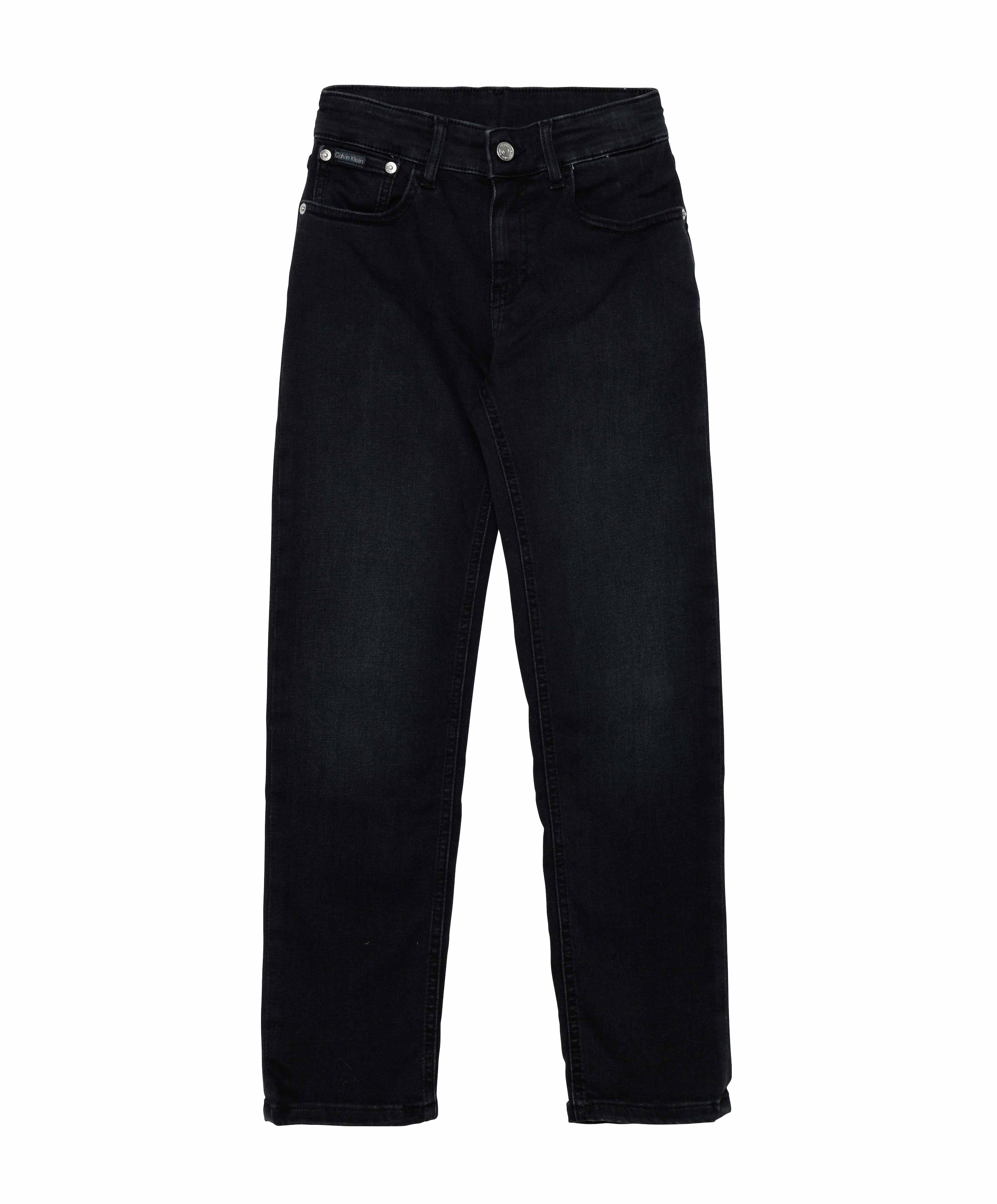 REG STRAIGHT WASHED BLACK jeans grijs