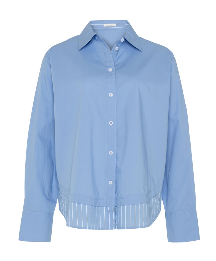 Dames blouse blauw