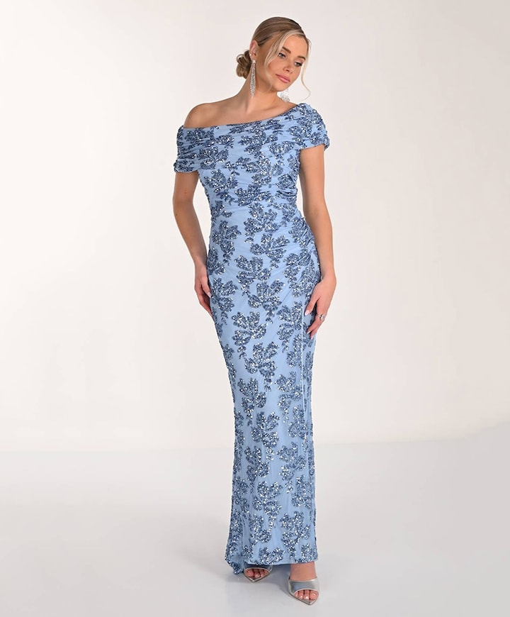 Dames jurk blauw