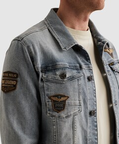 Heren spijkerjas blauw