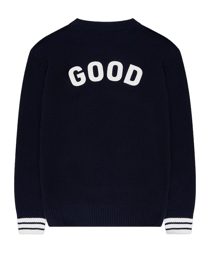 Heren sweater blauw