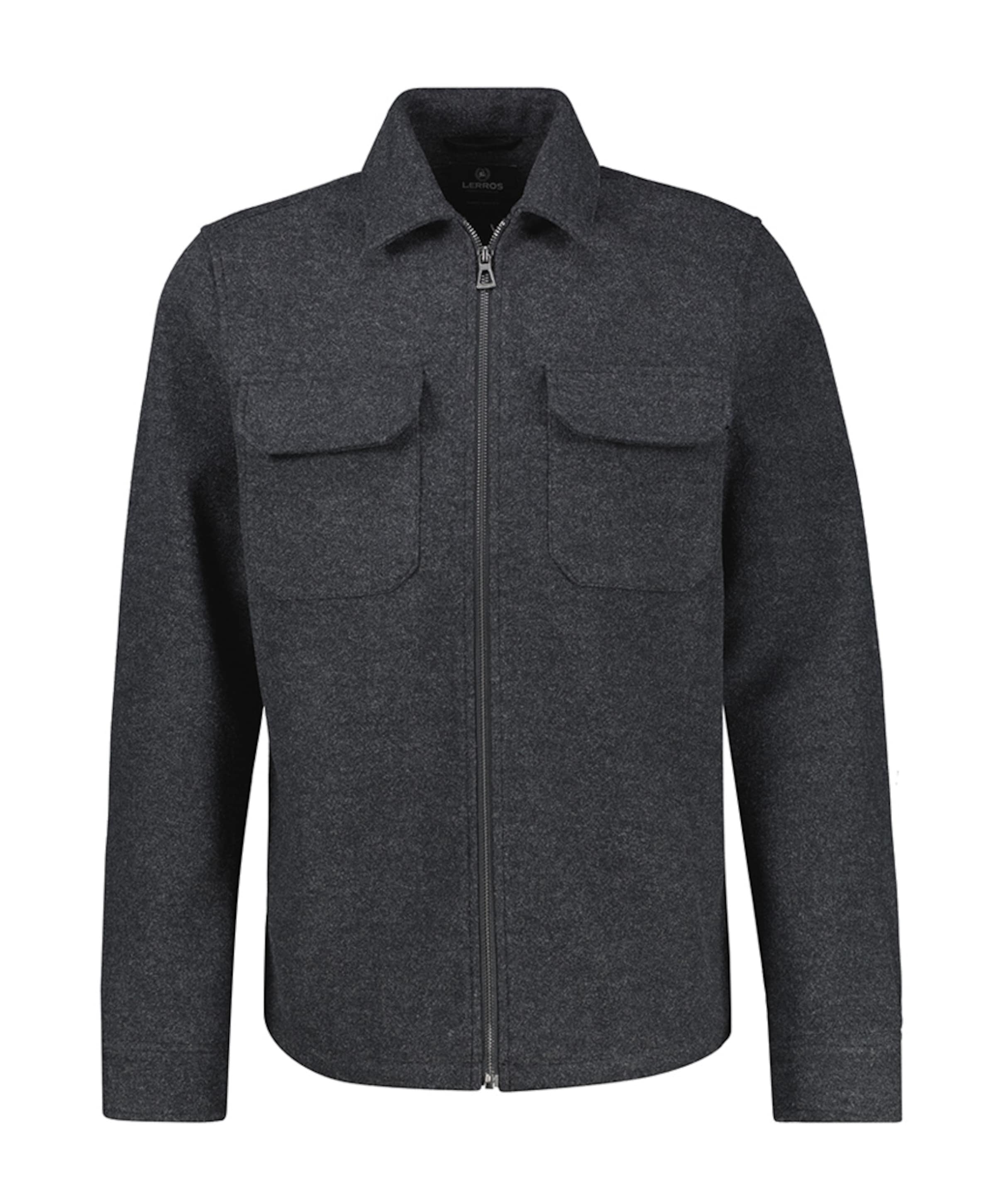 Heren overshirt blauw