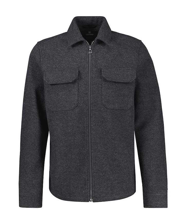 Heren overshirt blauw