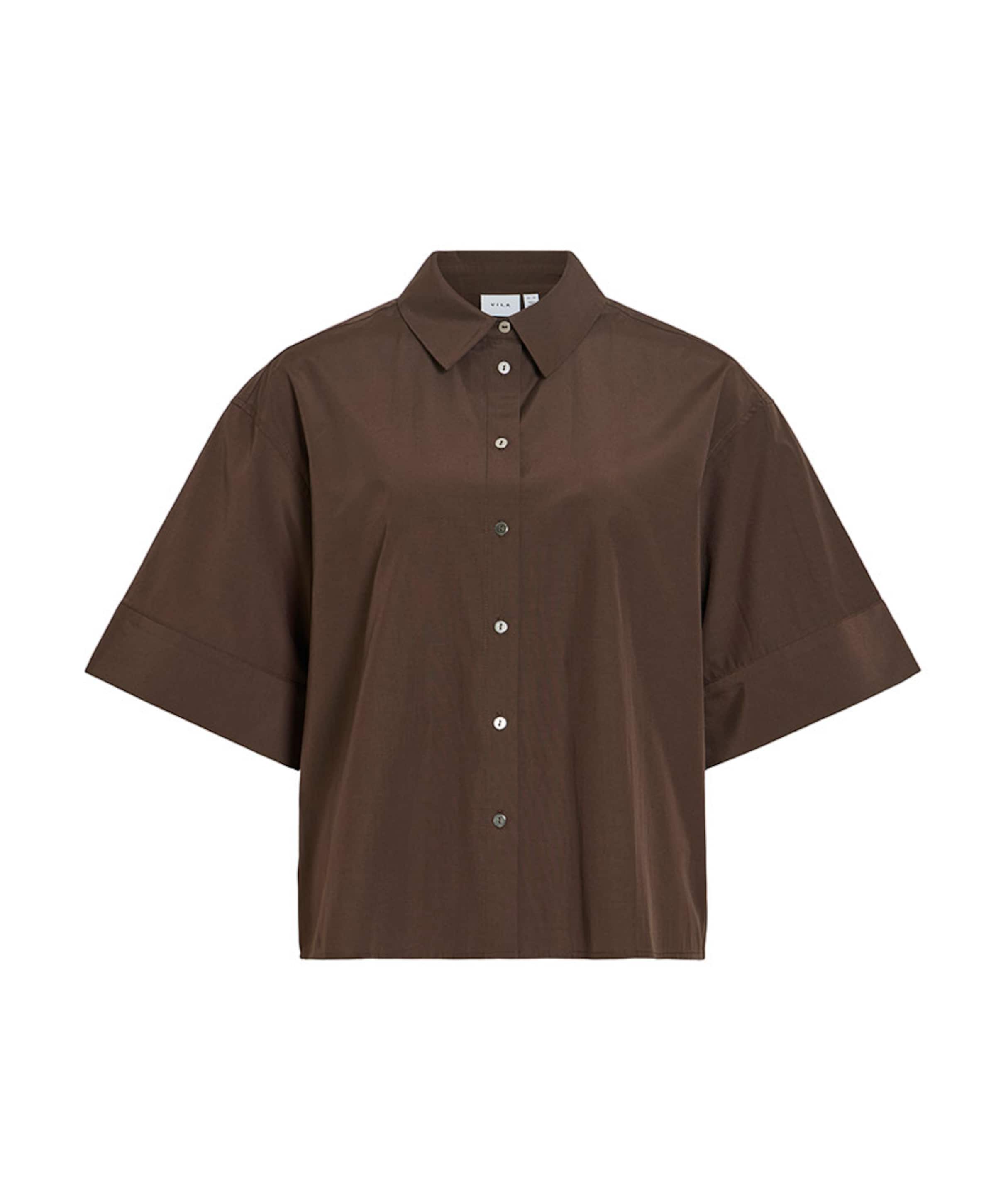 Dames blouse bruin