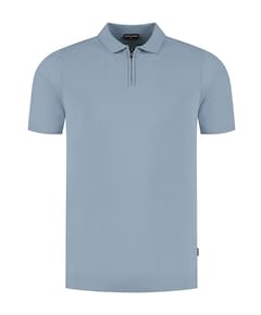 Heren polo blauw