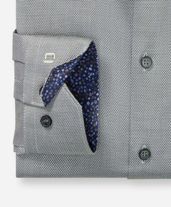 Heren overhemd lange mouw groen