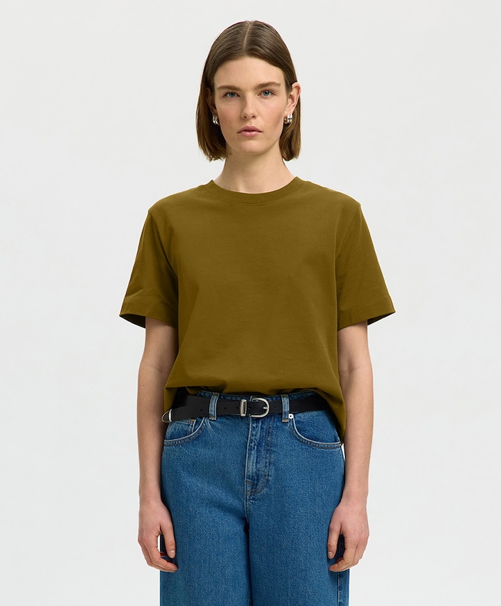 Dames T-shirt groen