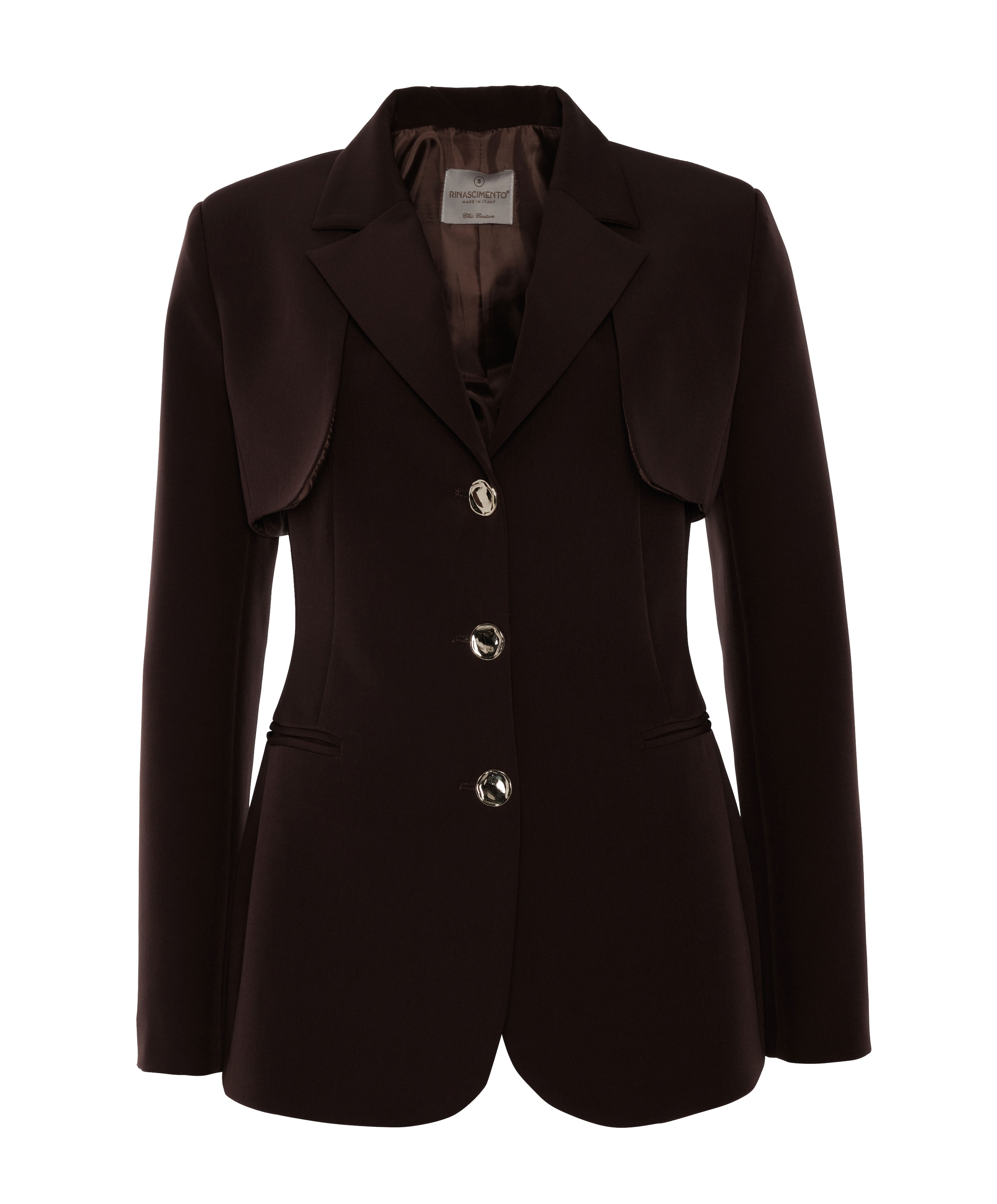 Dames blazer bruin