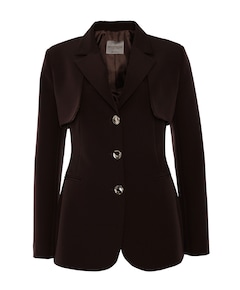 Dames blazer bruin