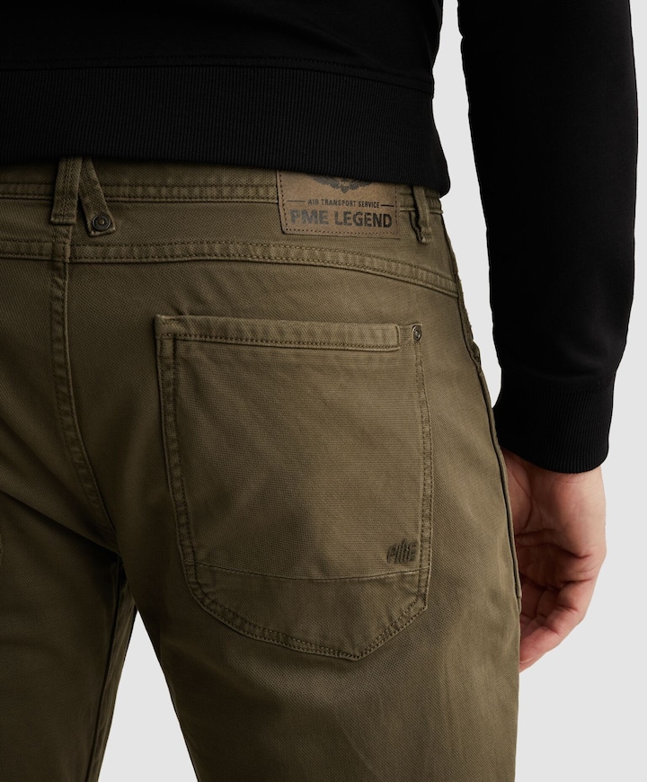 AVIATOR FANCY STRUCTURED WASHED heren jeans groen